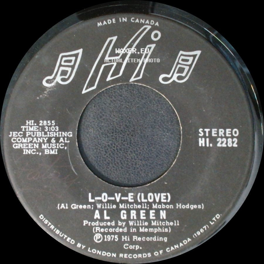 Al Green - I Wish You Were Here / L-O-V-E (Love) side B