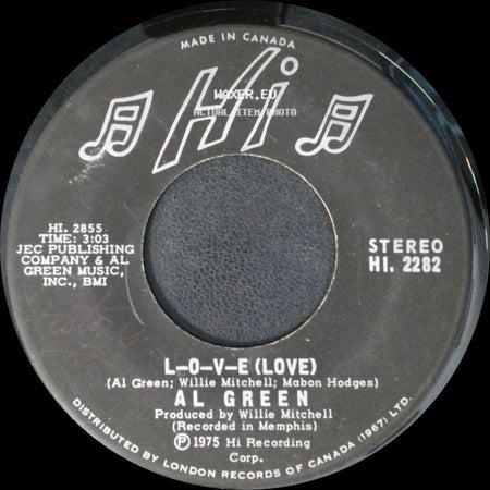 Al Green - I Wish You Were Here / L-O-V-E (Love) side B