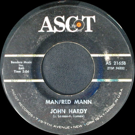 Manfred Mann - Sha La La / John Hardy side B