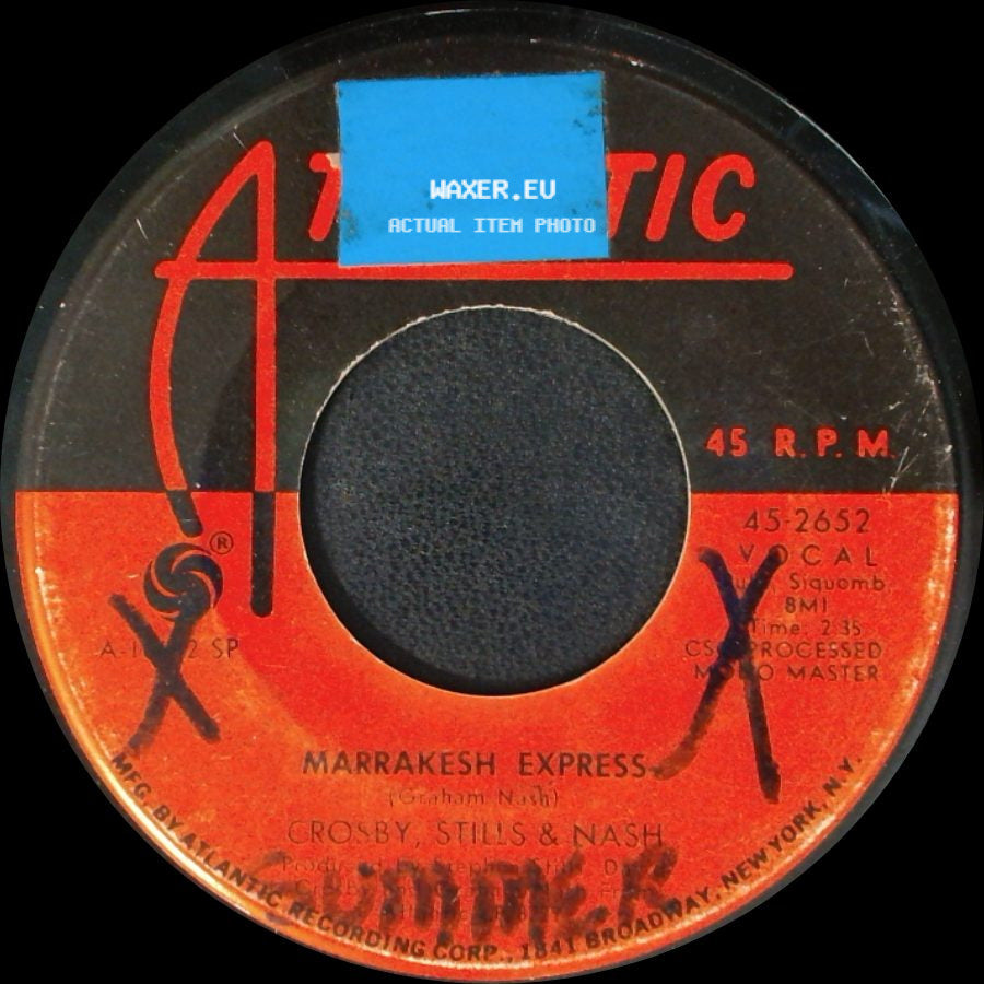 Crosby, Stills & Nash - Helplessly Hoping / Marrakesh Express side B