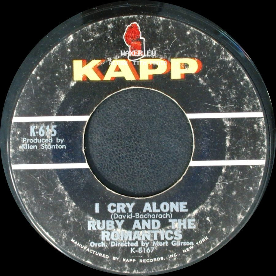 Ruby And The Romantics - I Cry Alone / When You're Young And In Love side A