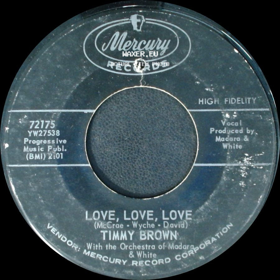 Timmy Brown - Love, Love, Love / Do The Crossfire side A