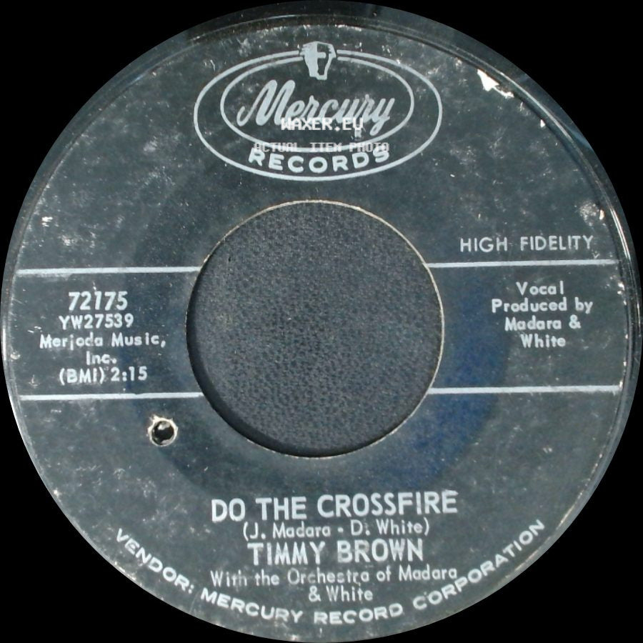 Timmy Brown - Love, Love, Love / Do The Crossfire side B