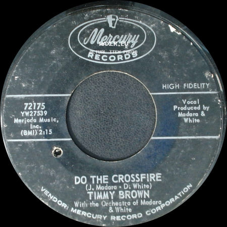 Timmy Brown - Love, Love, Love / Do The Crossfire side B