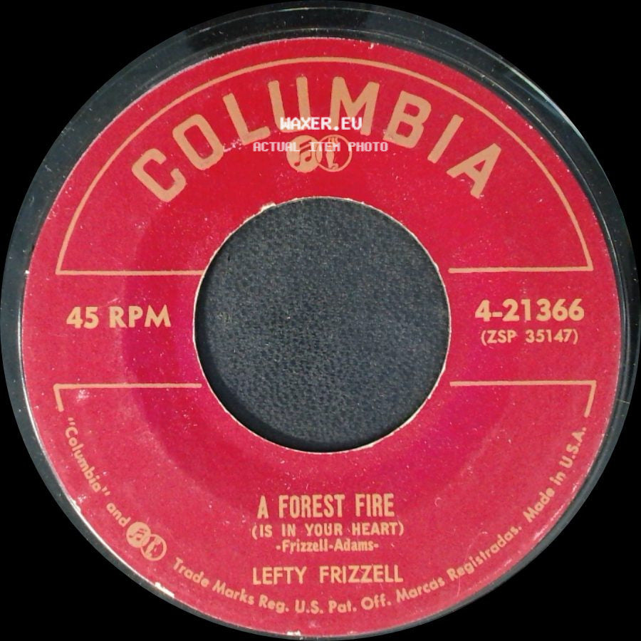 Lefty Frizzell - A Forest Fire (Is In Your Heart) / Making Believe side A