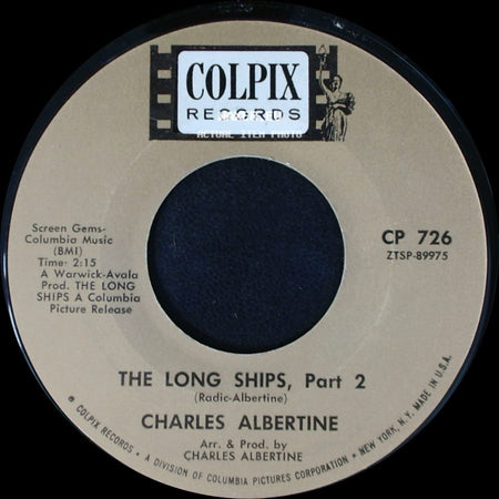 Charles Albertine - The Long Ships, Part 1 / The Long Ships, Part 2 side B