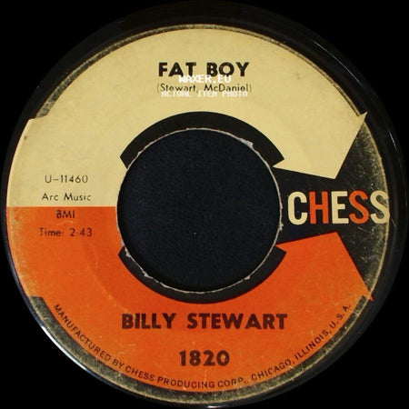 Billy Stewart - Fat Boy / Reap What You Sow side A