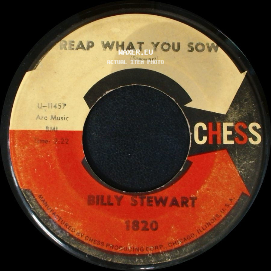 Billy Stewart - Fat Boy / Reap What You Sow side B