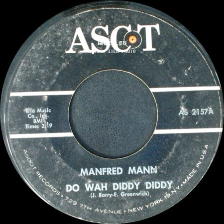 Manfred Mann - Do Wah Diddy Diddy / What You Gonna Do? side A