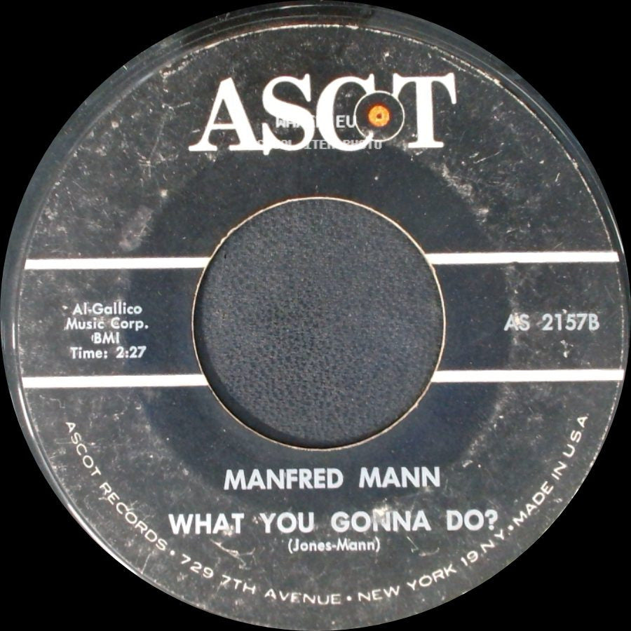 Manfred Mann - Do Wah Diddy Diddy / What You Gonna Do? side B