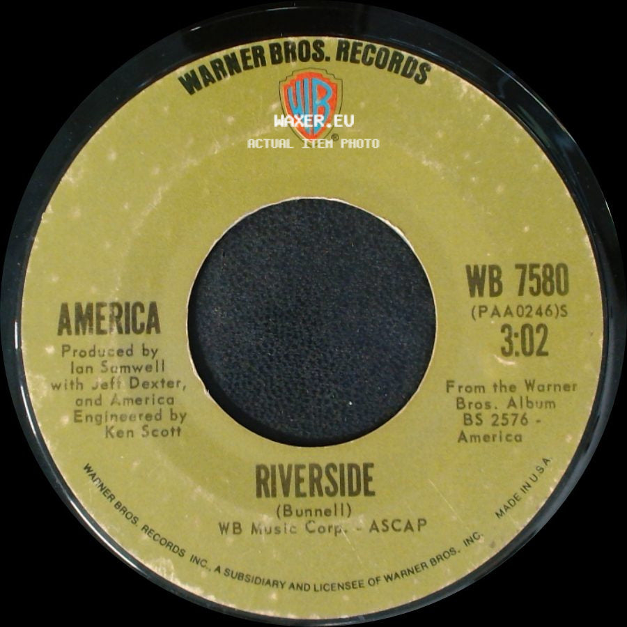 America - I Need You / Riverside side B