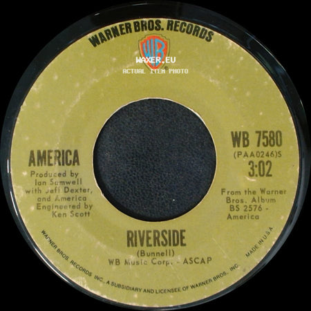 America - I Need You / Riverside side B
