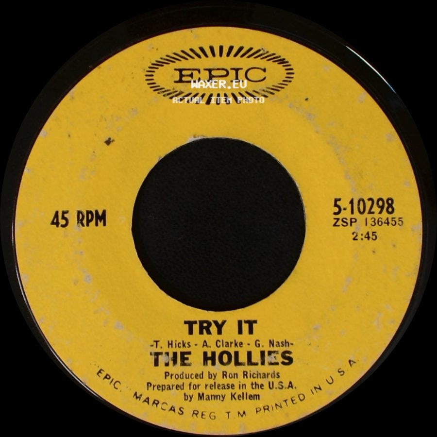 The Hollies - Try It / Jennifer Eccles side A