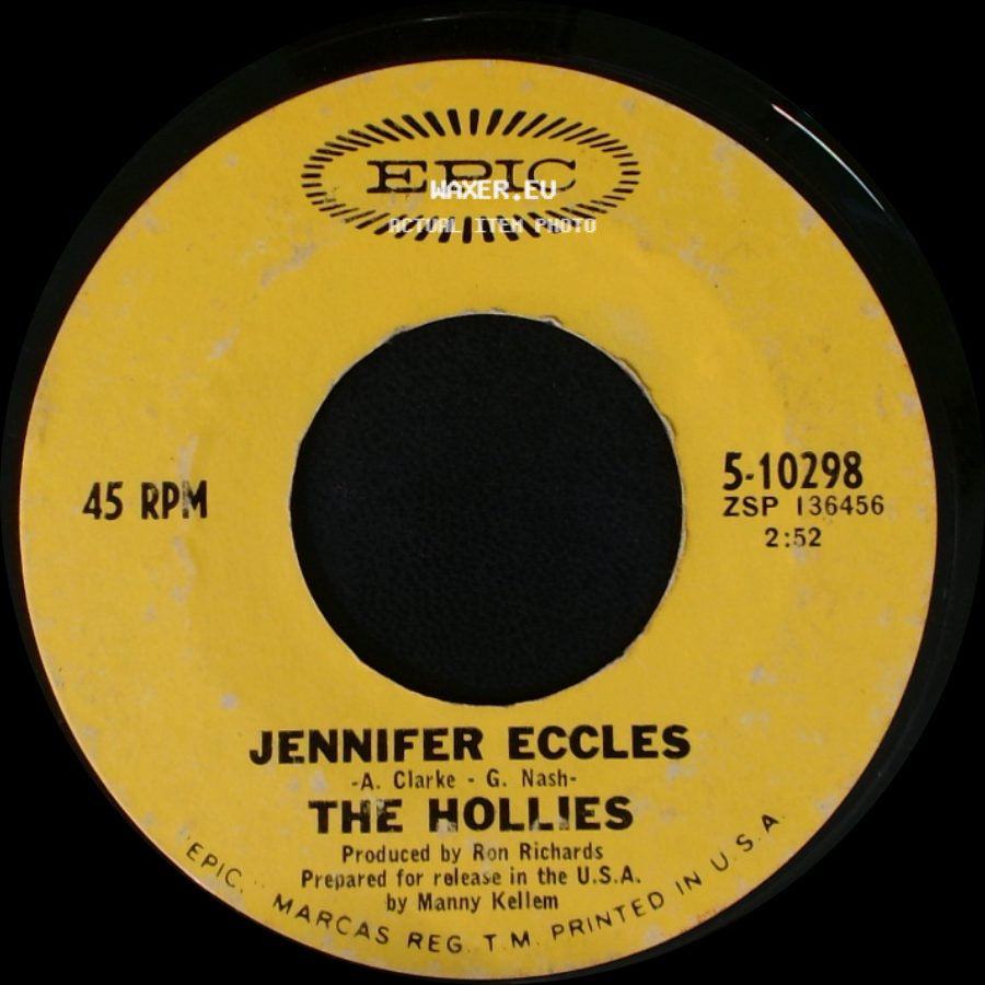 The Hollies - Try It / Jennifer Eccles side B