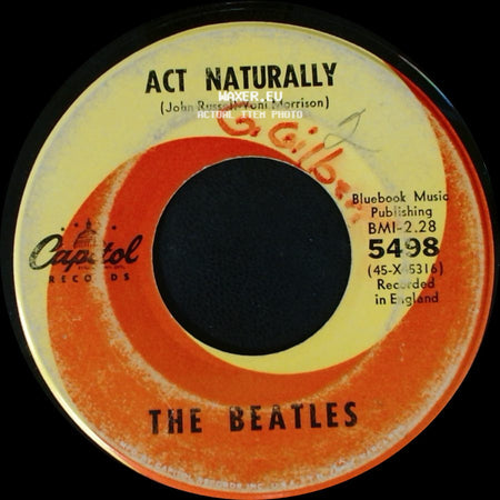 The Beatles - Act Naturally / Yesterday side A