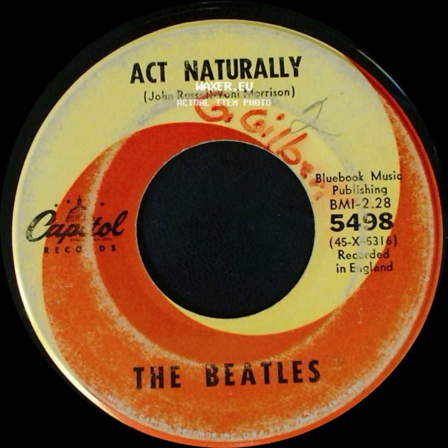 The Beatles - Act Naturally / Yesterday side A
