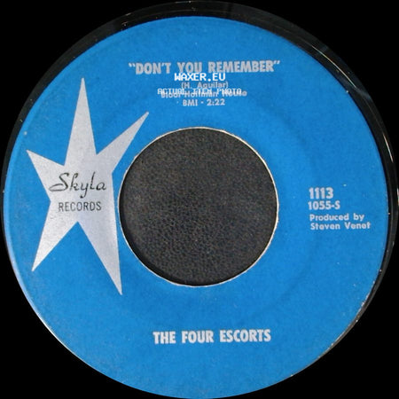 The Four Escorts - Don't You Remember / My Special Girl side A
