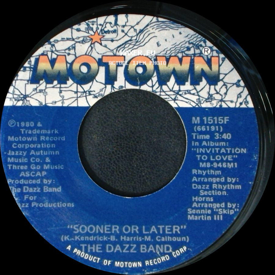 The Dazz Band - Sooner Or Later / Knock! Knock! side A