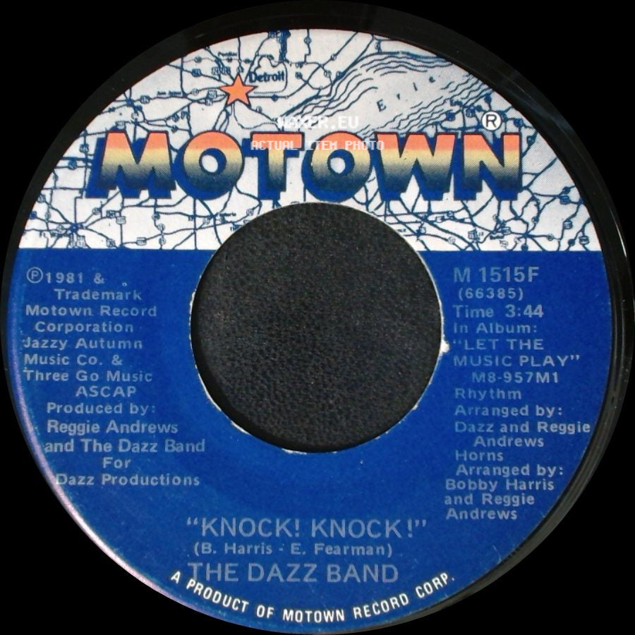 The Dazz Band - Sooner Or Later / Knock! Knock! side B