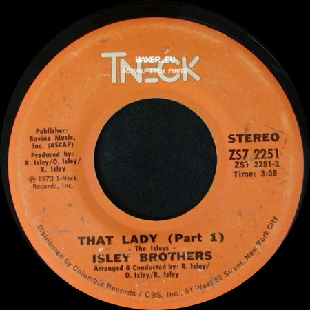Isley Brothers - That Lady (Part 1) / That Lady (Part 2) side A