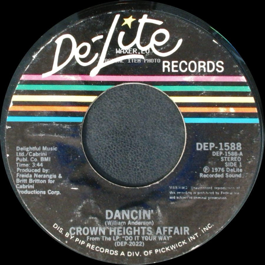 Crown Heights Affair - Dancin' / Love Me side A