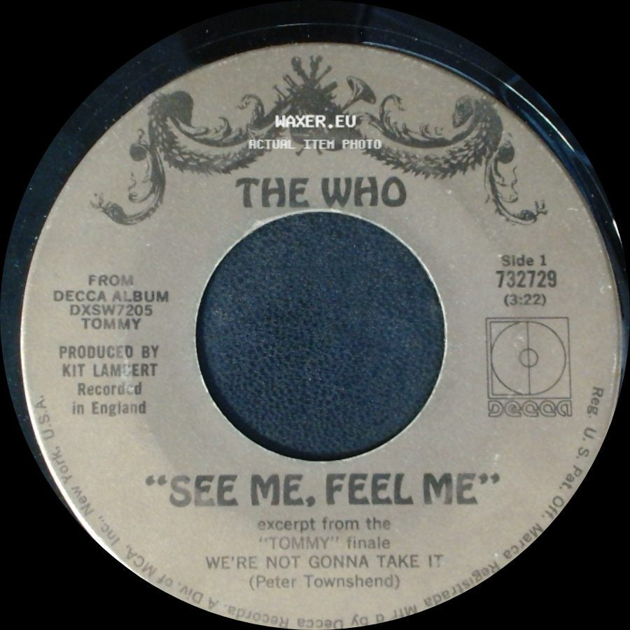 The Who - See Me, Feel Me / Overture From Tommy side A