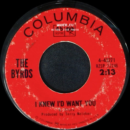 The Byrds - Mr. Tambourine Man / I Knew I'd Want You side B