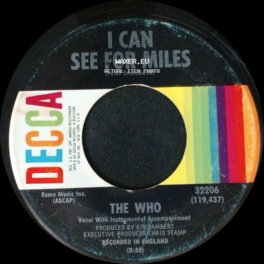 The Who - I Can See For Miles / Mary-Anne With The Shaky Hands side A
