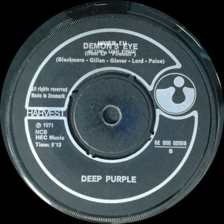 Deep Purple - Demon's Eye / Fireball side A