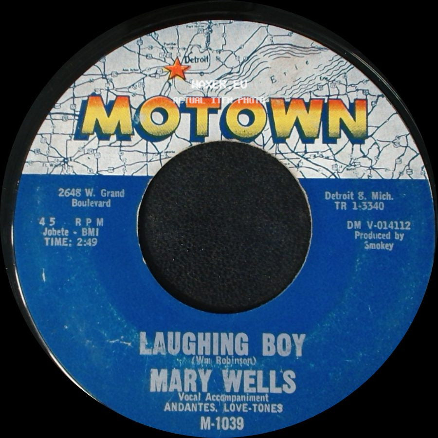 Mary Wells - Laughing Boy / Two Wrongs Don't Make A Right side A