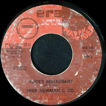 Herb Newman & Co. - Alice's Restaurant / For Once In My Life side A