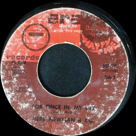 Herb Newman & Co. - Alice's Restaurant / For Once In My Life side B