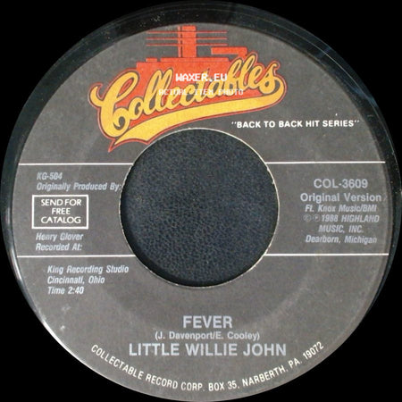 Little Willie John - Fever / Sleep side A