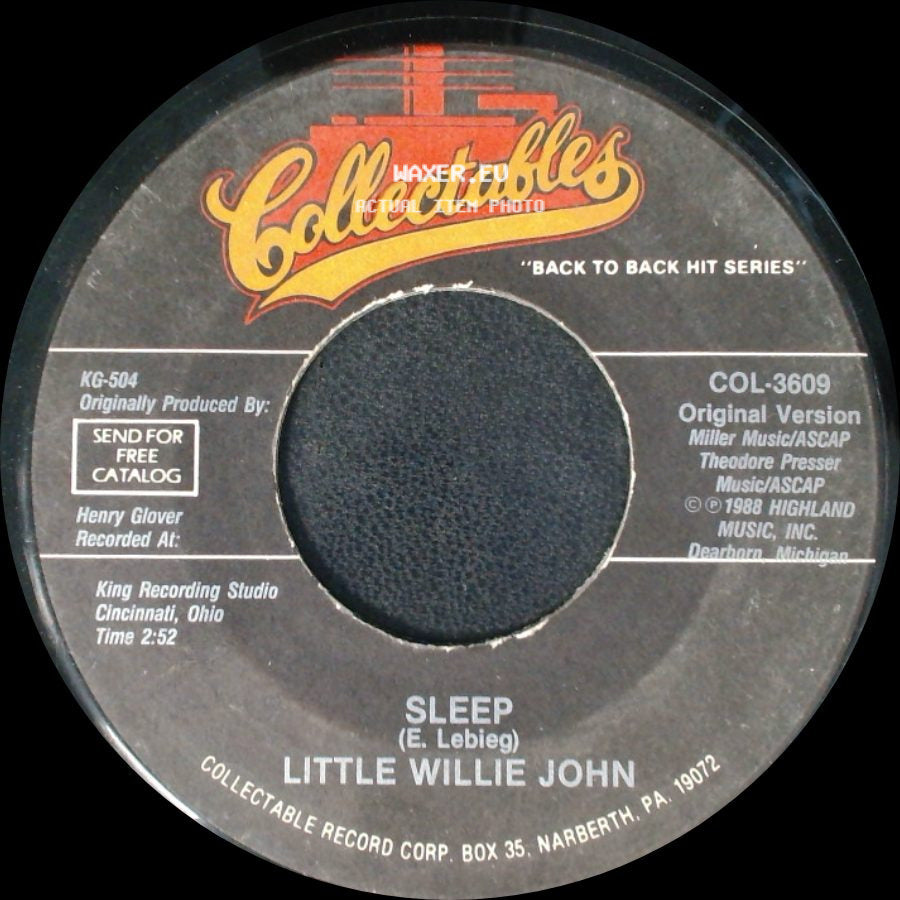 Little Willie John - Fever / Sleep side B