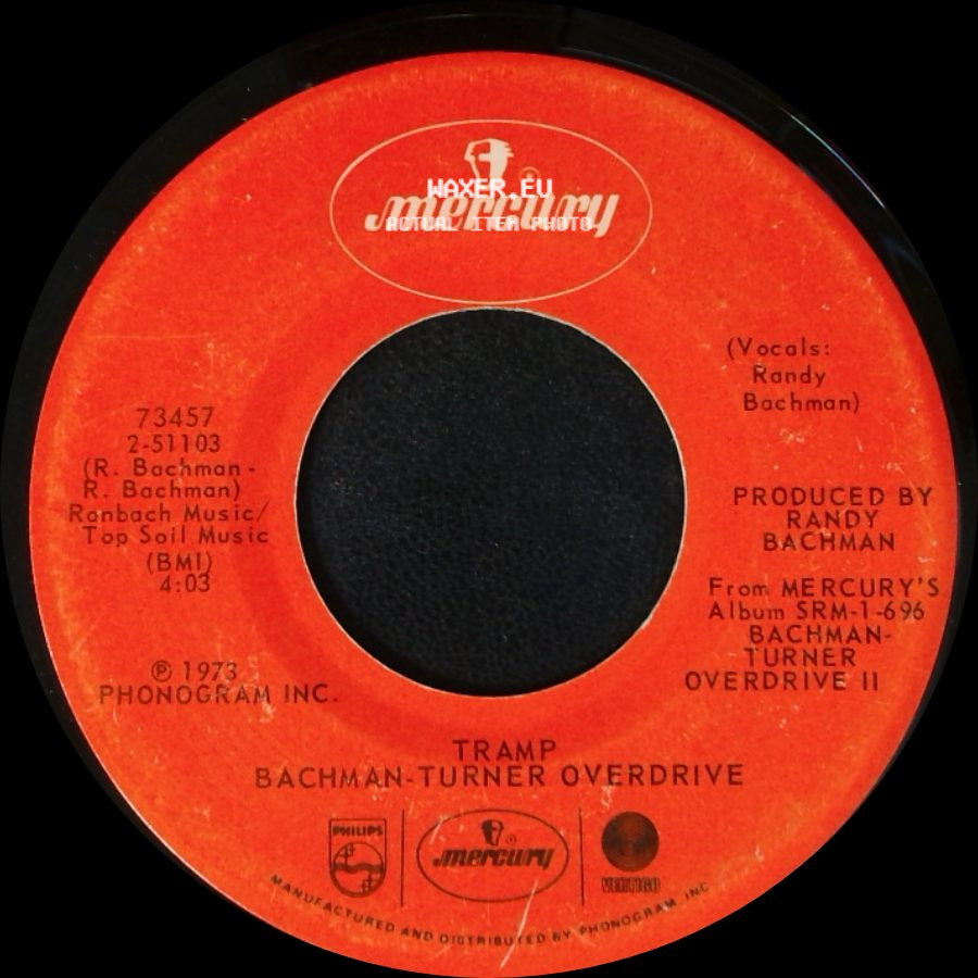 Bachman-Turner Overdrive - Tramp / Let It Ride side A