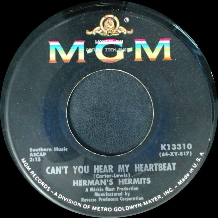Herman's Hermits - Can't You Hear My Heartbeat / I Know Why side A