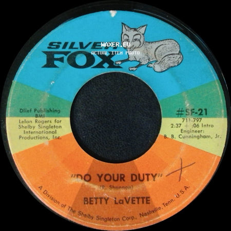 Betty Lavette - Do Your Duty / Love's Made A Fool Out Of Me side A