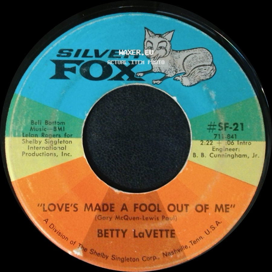 Betty Lavette - Do Your Duty / Love's Made A Fool Out Of Me side B