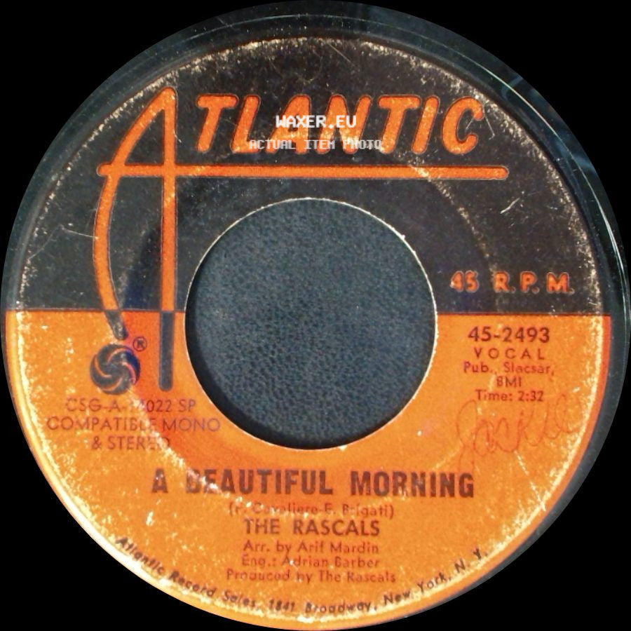 The Rascals - Rainy Day / A Beautiful Morning side B