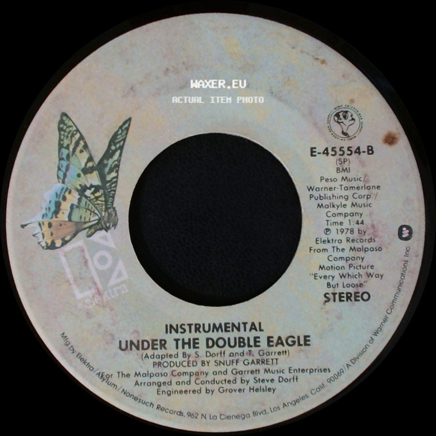 Eddie Rabbitt - Every Which Way But Loose / Instrumental Under The Double Eagle side B