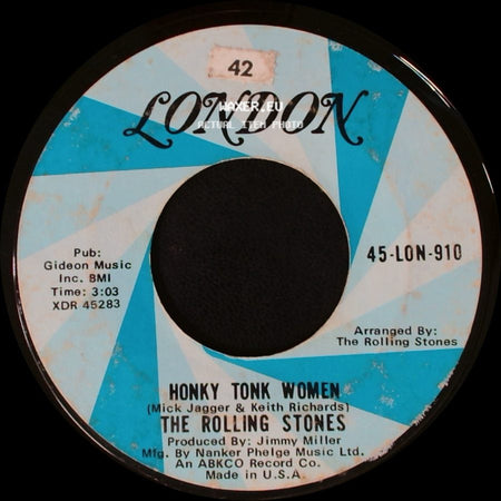The Rolling Stones - Honky Tonk Women / You Can't Always Get What You Want side A