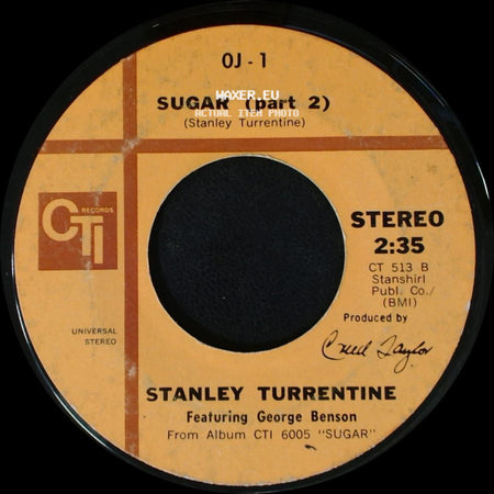 Stanley Turrentine - Sugar (Part 1) / Sugar (Part 2) side B