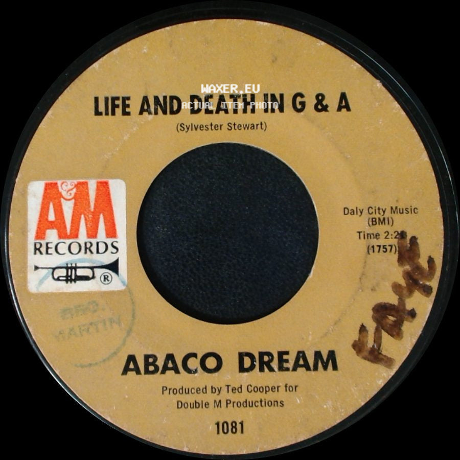 Abaco Dream - Life And Death In G & A / Cat Woman side A