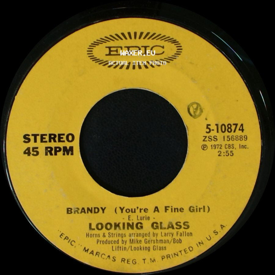 Looking Glass - One By One / Brandy (You're A Fine Girl) side B