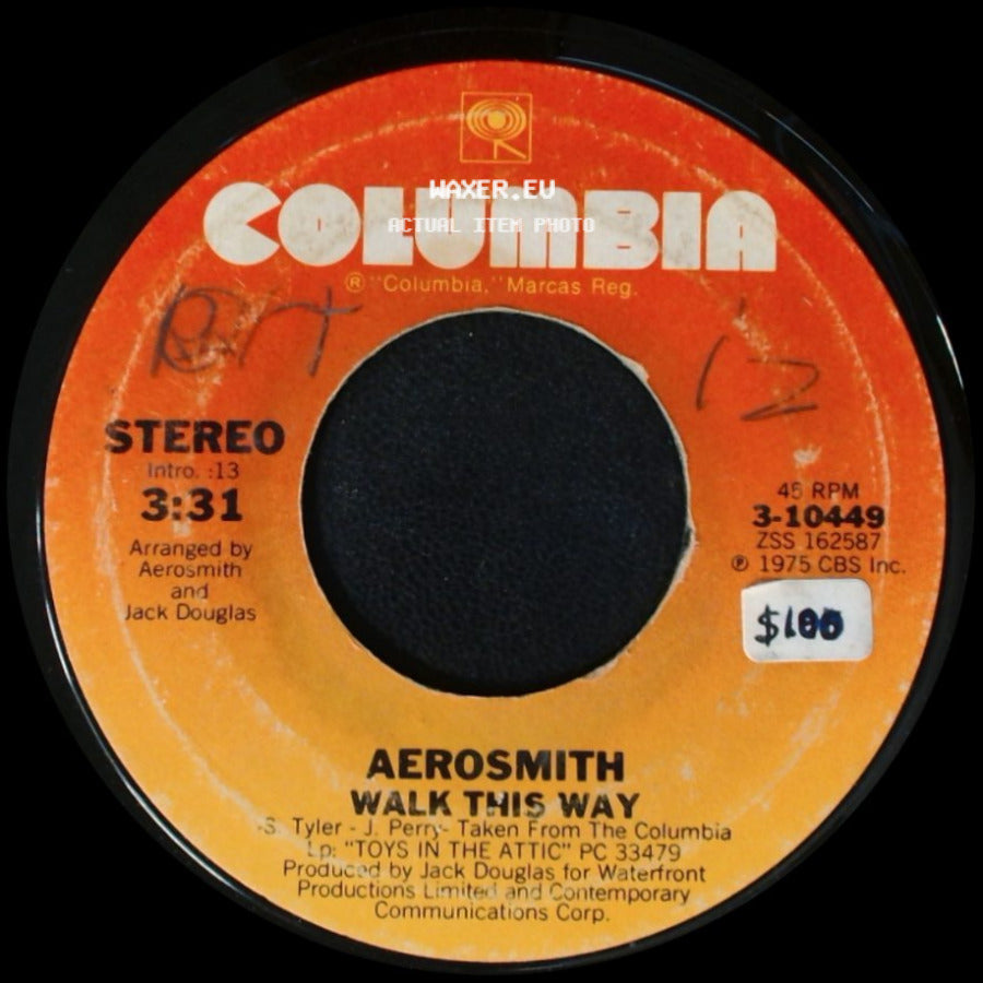 Aerosmith - Walk This Way / Uncle Salty side A