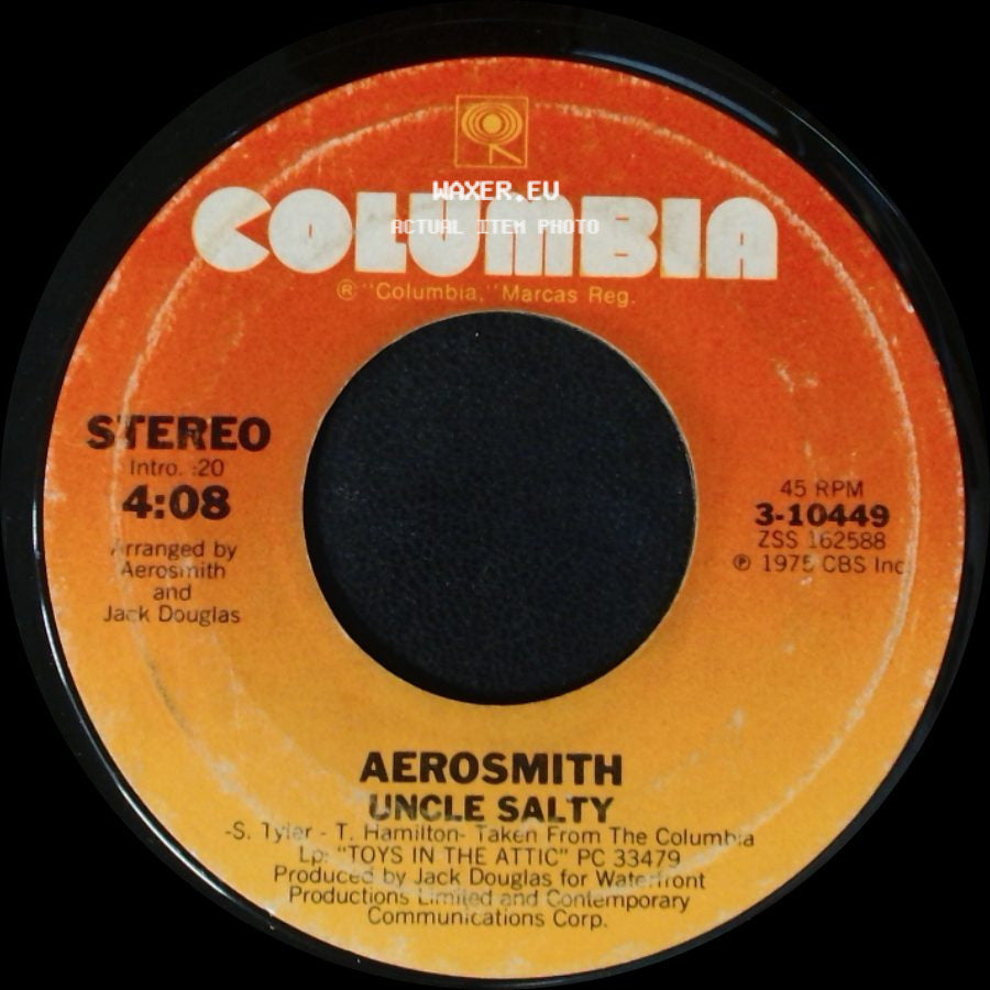 Aerosmith - Walk This Way / Uncle Salty side B