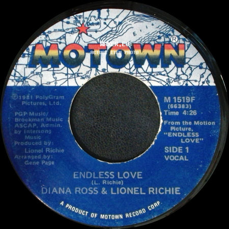 Diana Ross & Lionel Richie - Endless Love / Endless Love side A