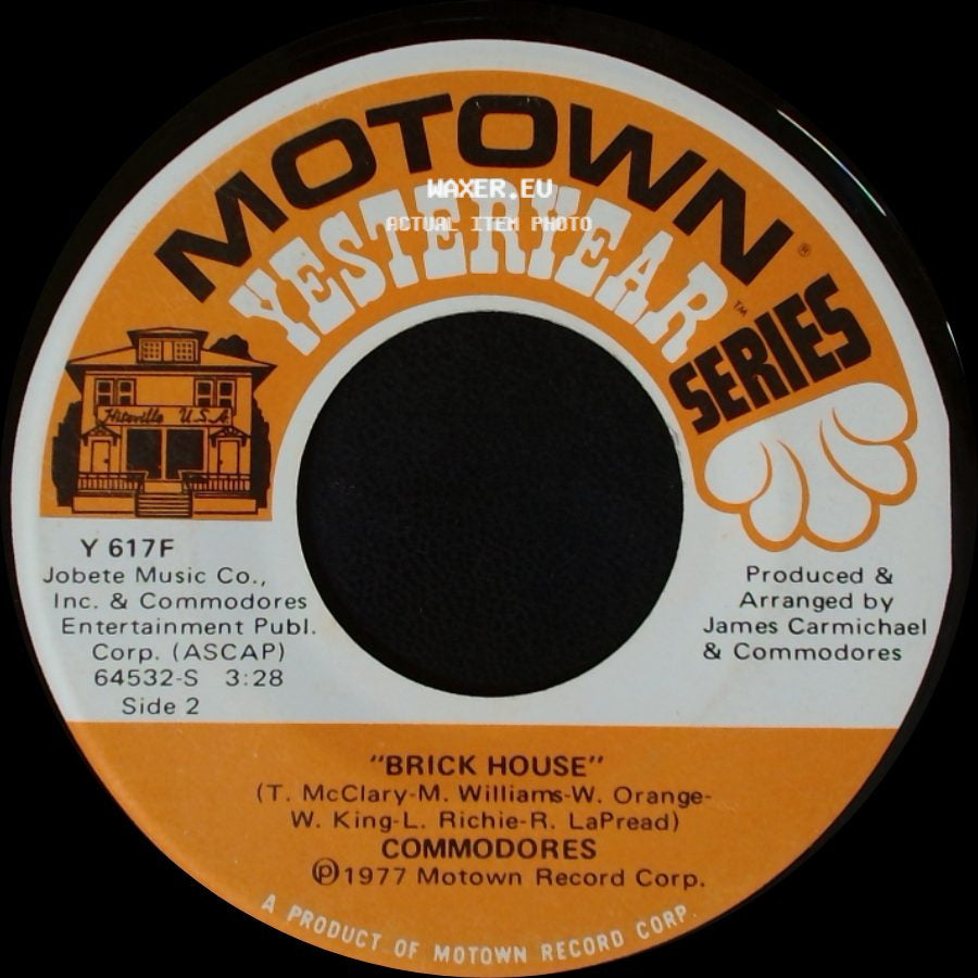 Commodores - Easy / Brick House side B