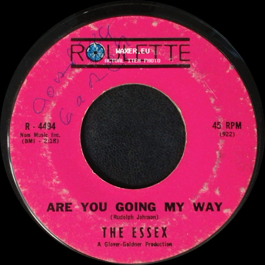 The Essex - Are You Going My Way / Easier Said Than Done side A