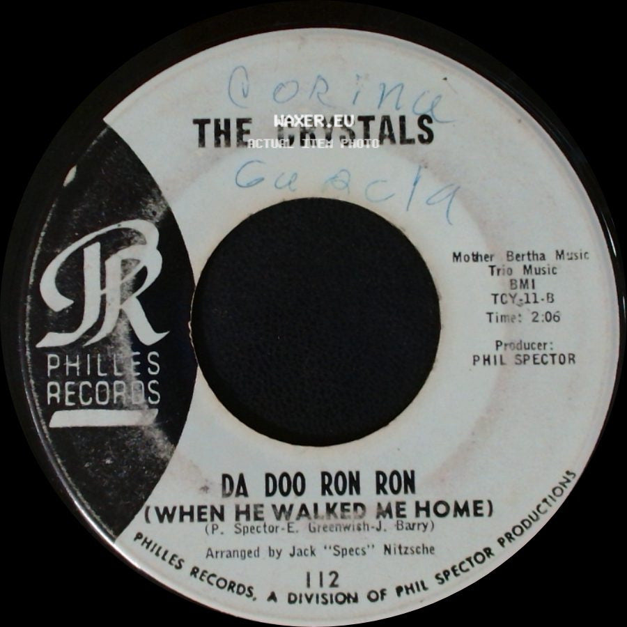 The Crystals - Da Doo Ron Ron (When He Walked Me Home) / Git' It side A